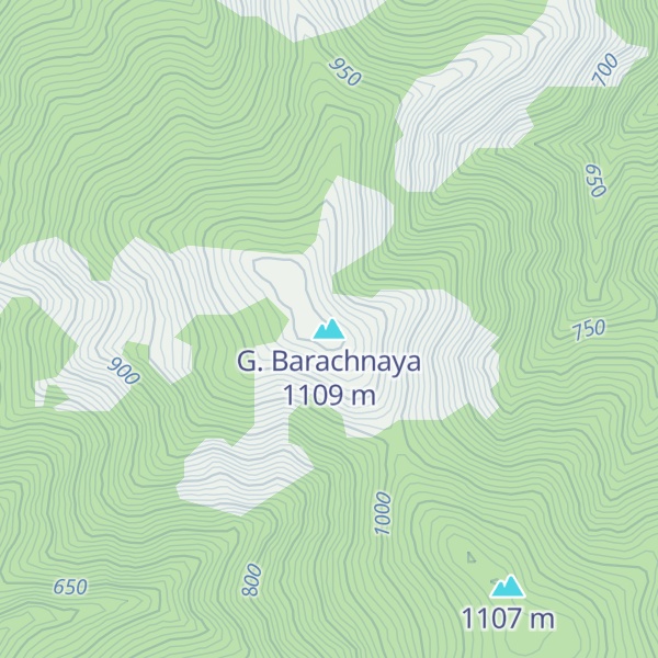 Map of G. Barachnaya