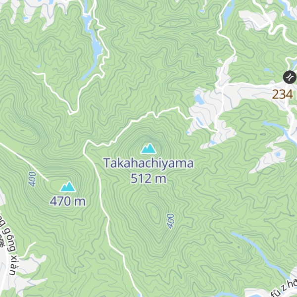 Map of Takahachiyama