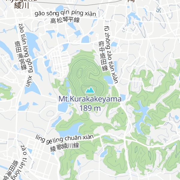 Map of Mt.Kurakakeyama