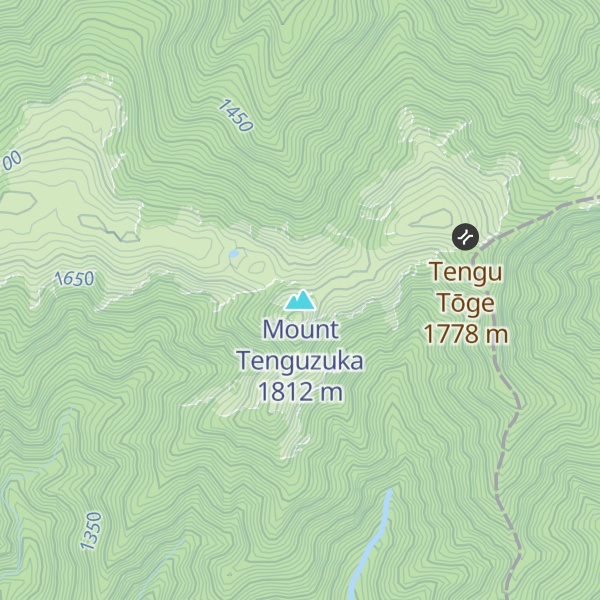 Map of Mount Tenguzuka
