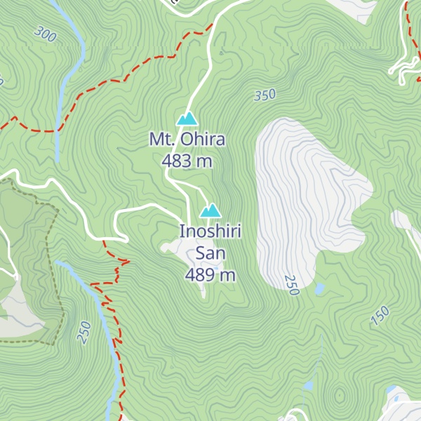 Map of Inoshiri San