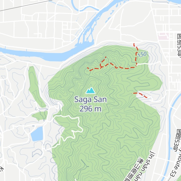 Map of Saga San