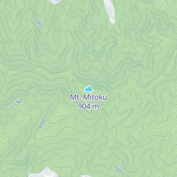 Map of Mt. Mitoku