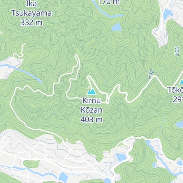 Map of Kimu Kōzan