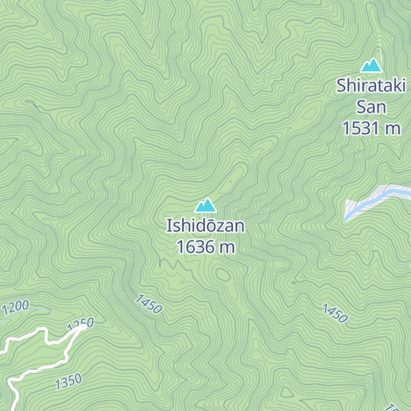 Map of Ishidōzan