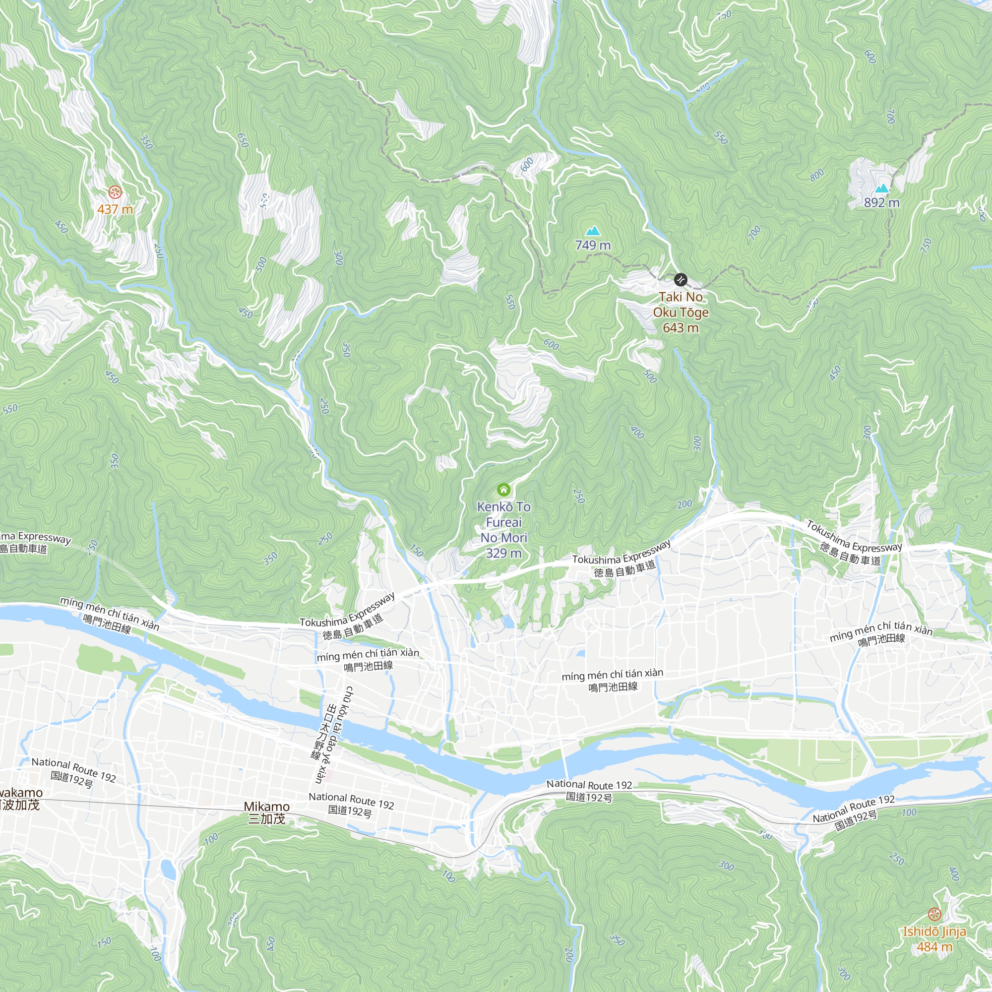Kenkō To Fureai No Mori map