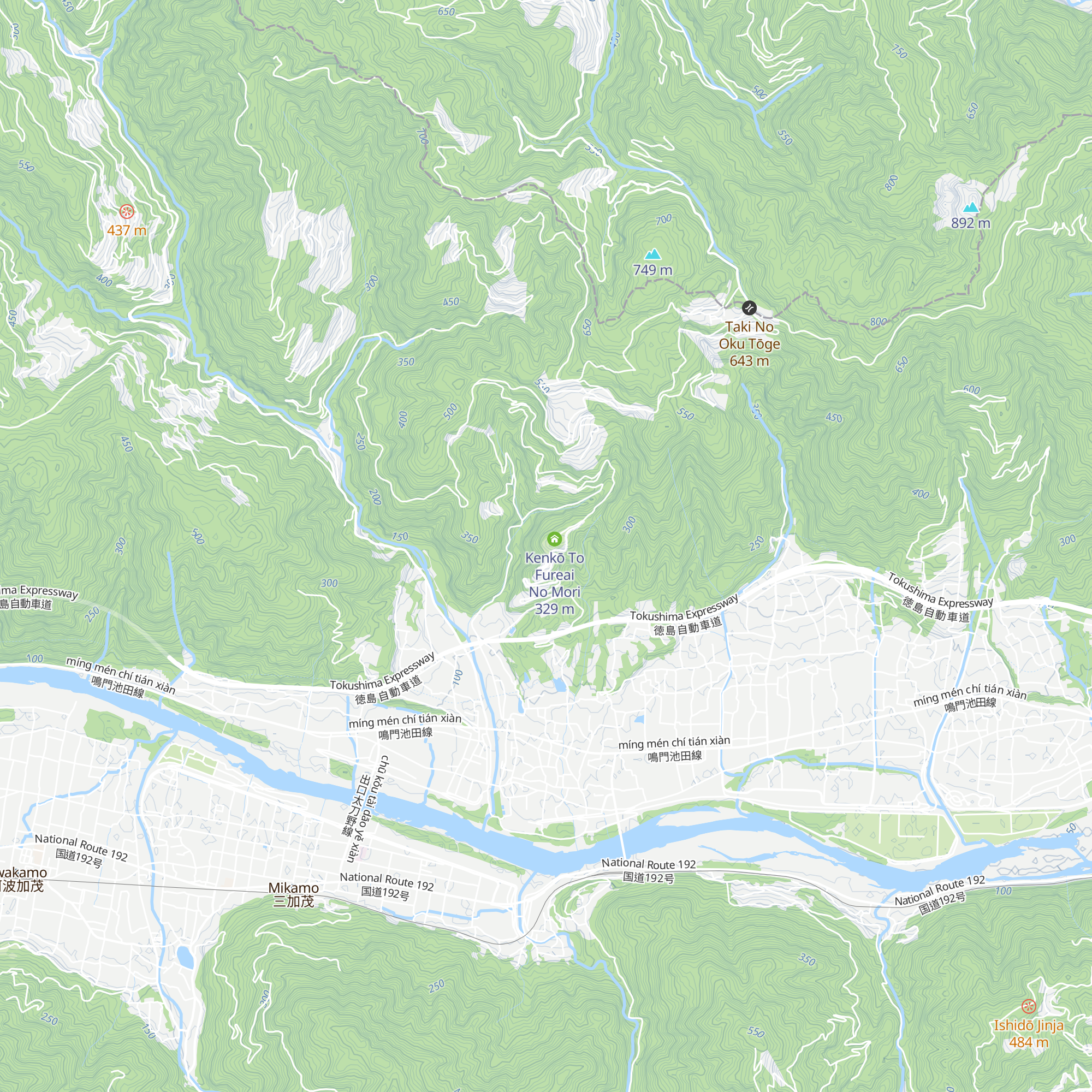 Kenkō To Fureai No Mori map