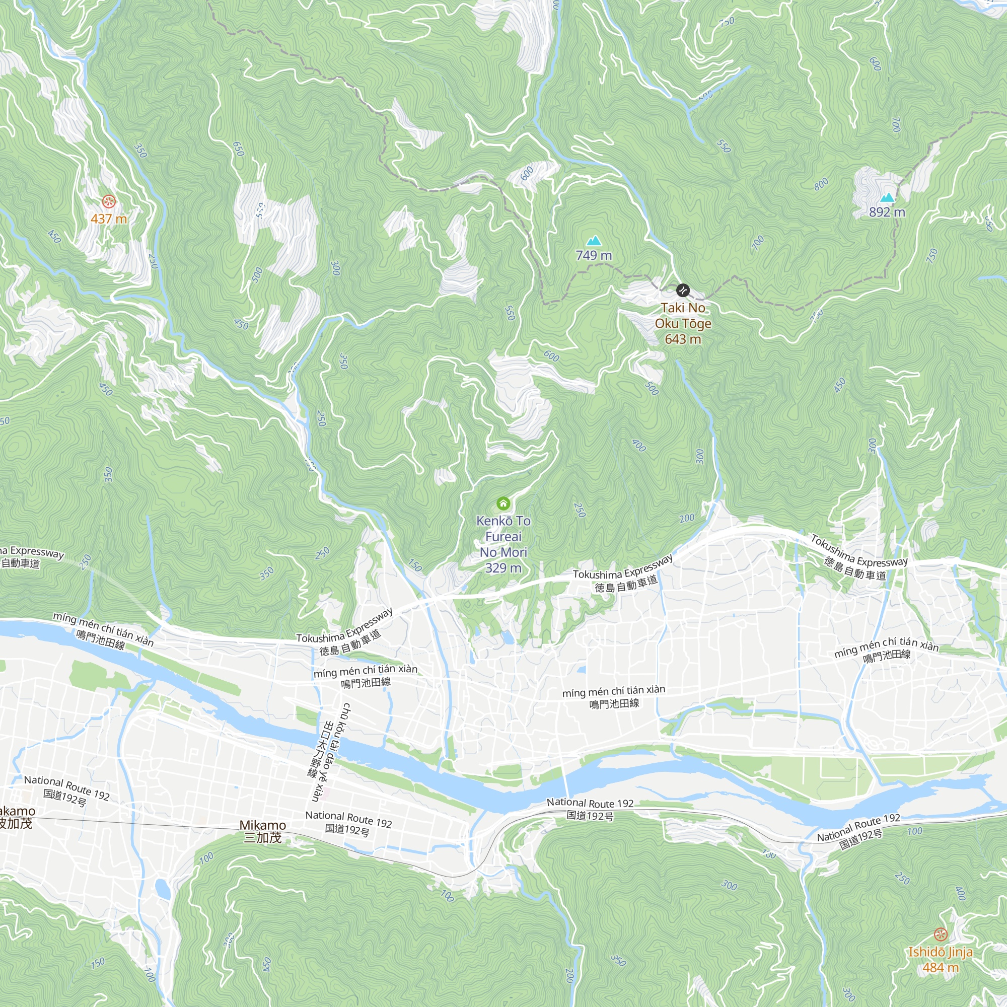 Kenkō To Fureai No Mori map
