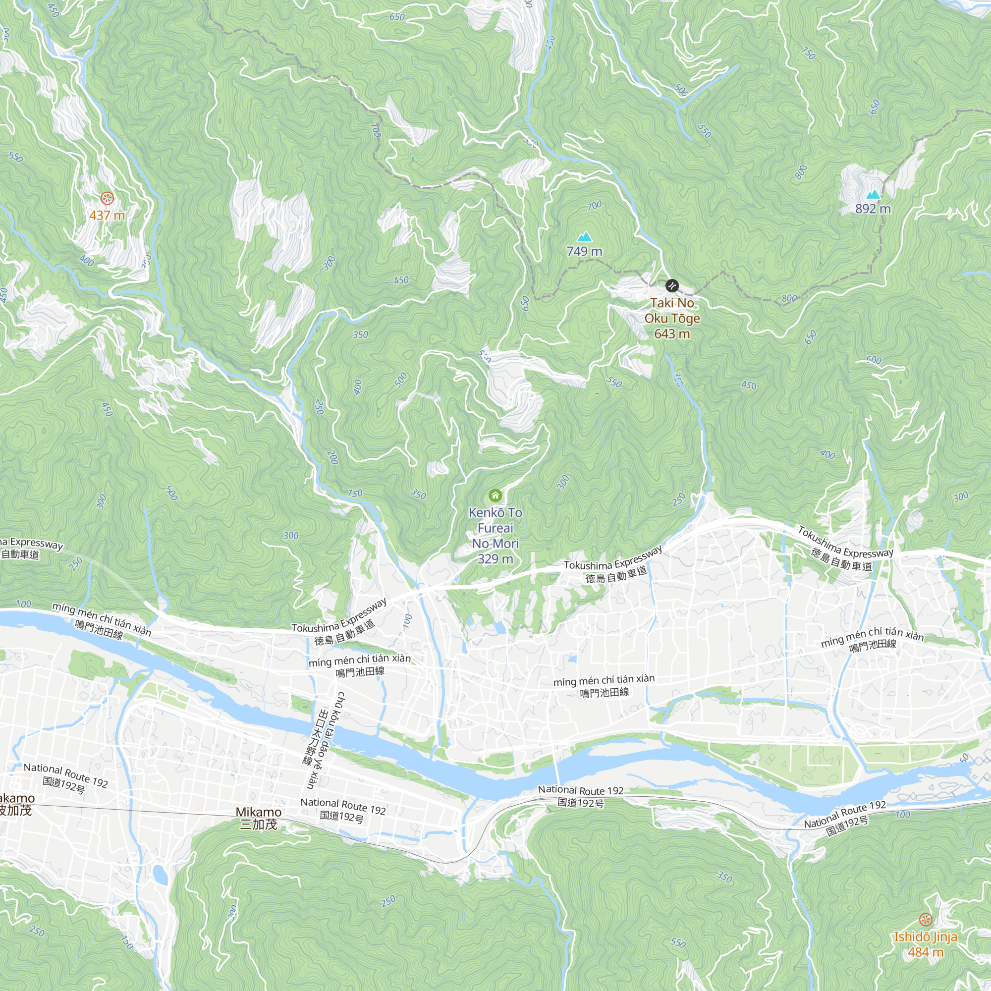 Kenkō To Fureai No Mori map