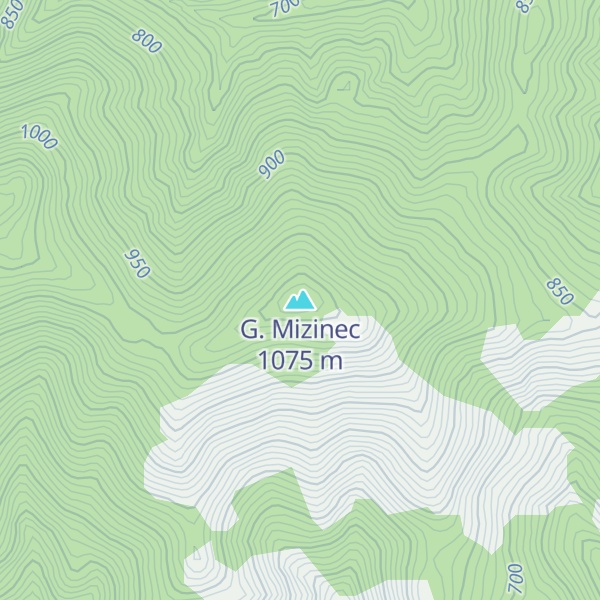 Map of G. Mizinec