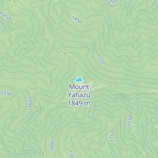 Map of Mount Yahazu