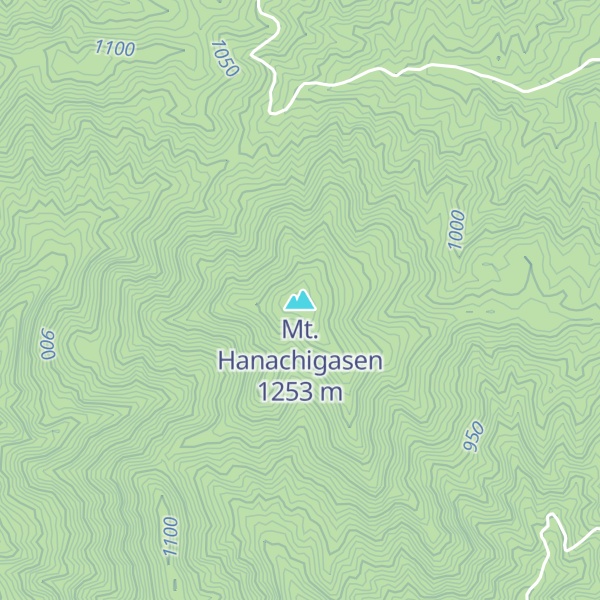 Map of Mt. Hanachigasen