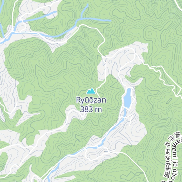 Map of Ryūōzan