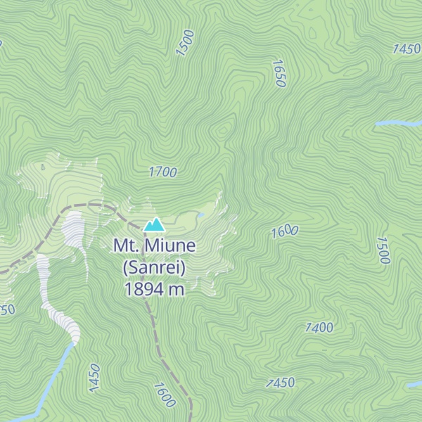 Map of Miute Hutte