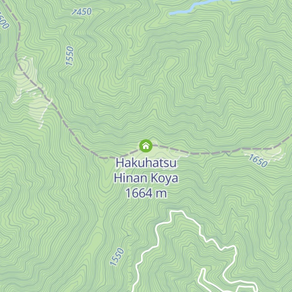 Map of Hakuhatsu Hinan Koya