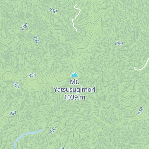 Map of Mt. Yatsusugimori