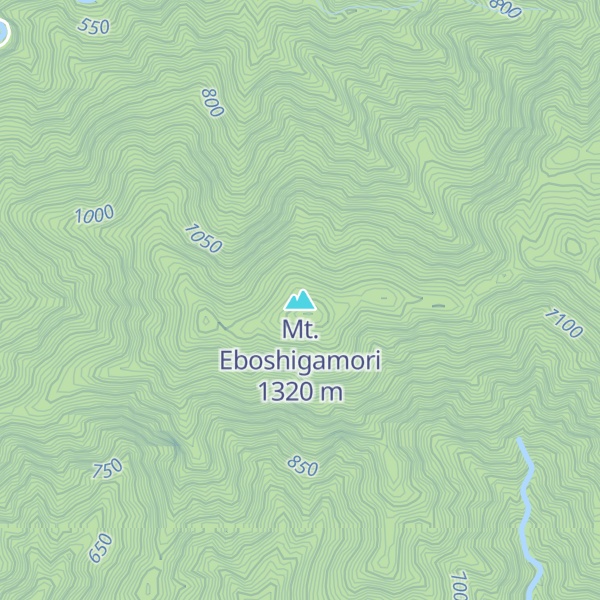 Map of Mt. Eboshigamori