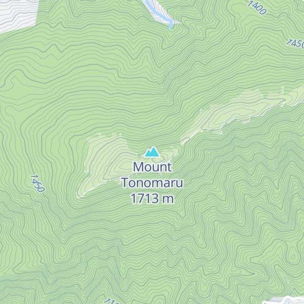 Map of Mount Tonomaru