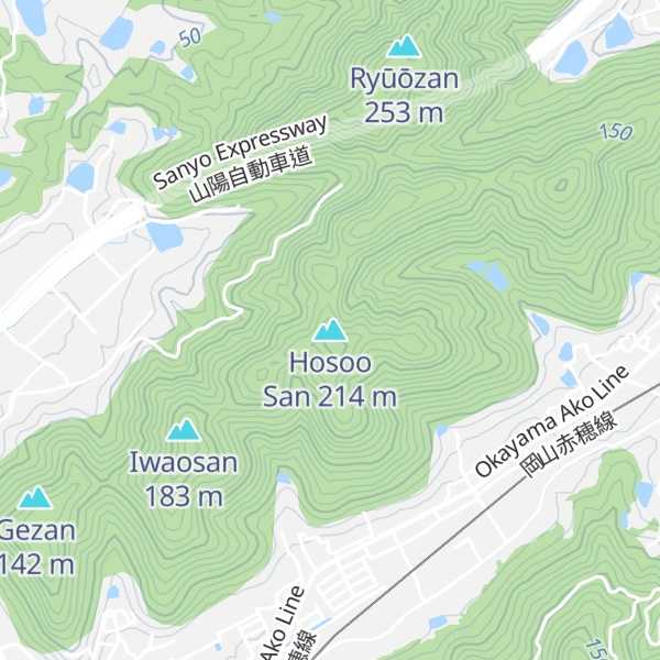 Map of Hosoo San