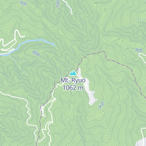 Map of Mt. Ryuo