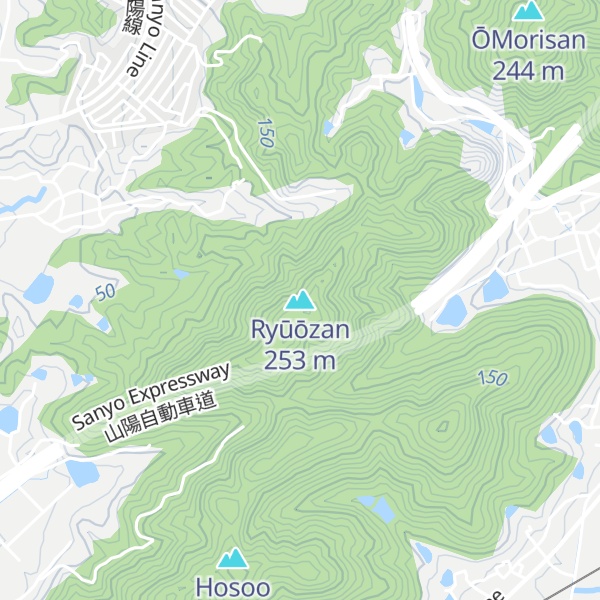 Map of Ryūōzan