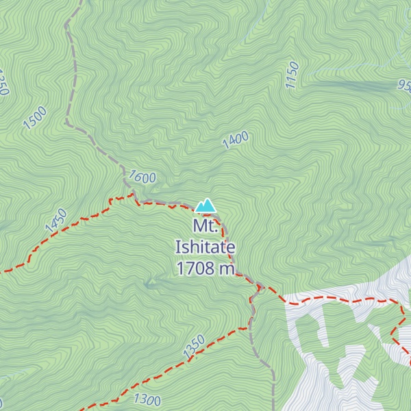 Map of Mt. Ishitate