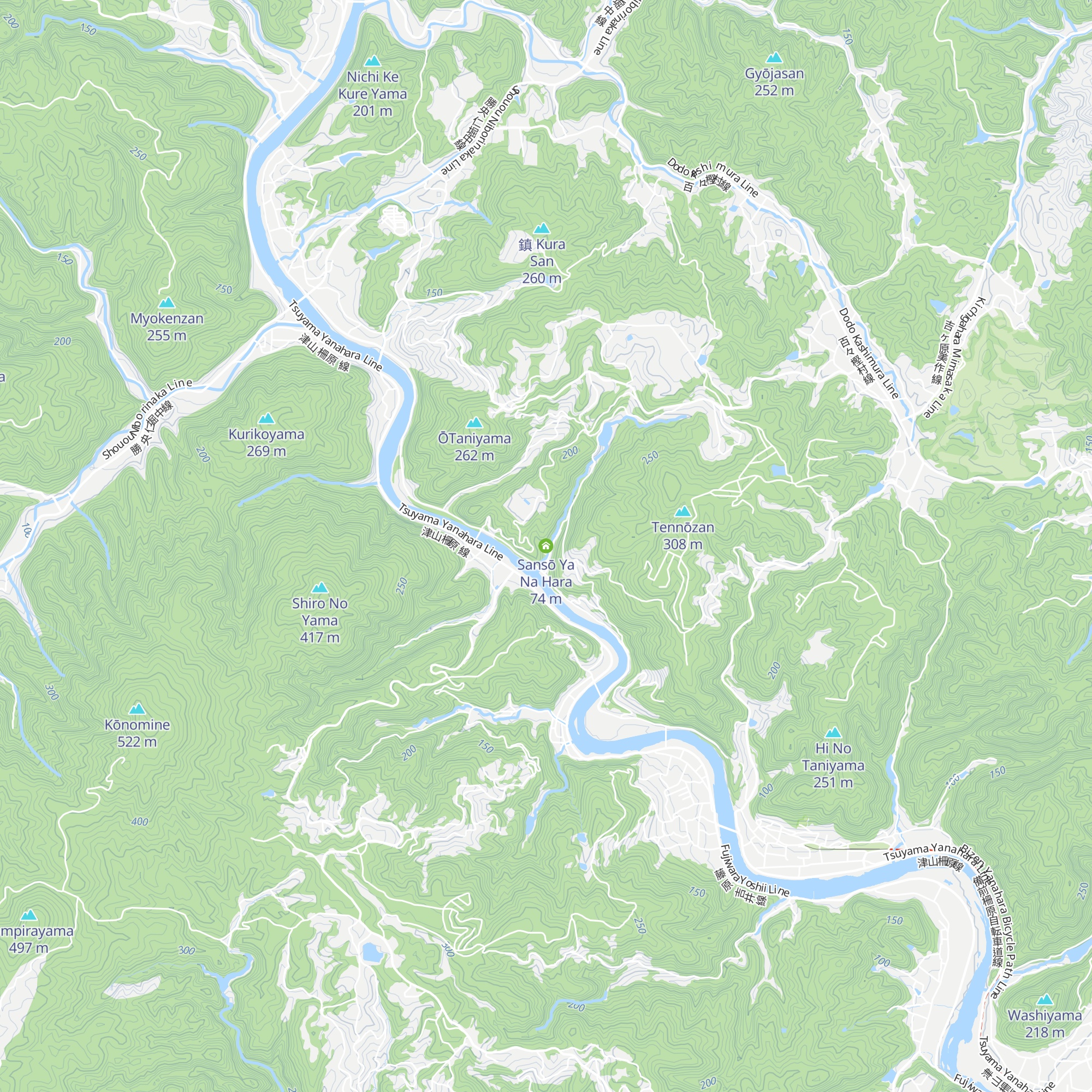 Sansō Ya Na Hara map