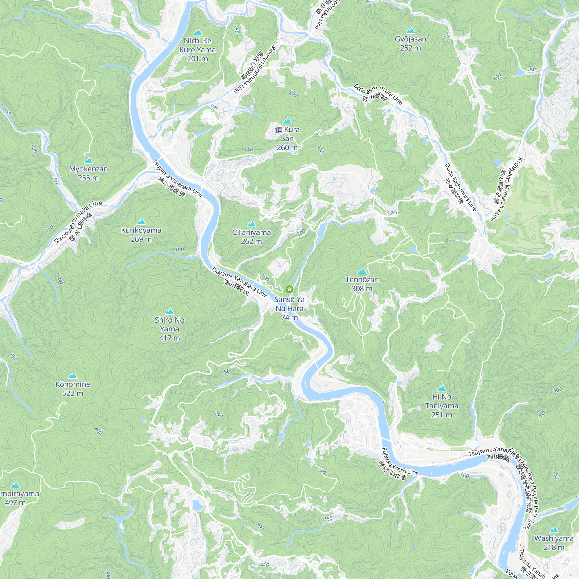 Sansō Ya Na Hara map