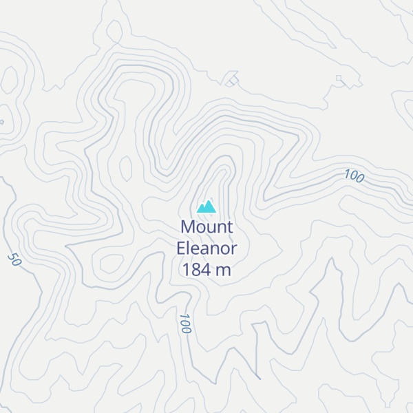 Map of Mount Eleanor
