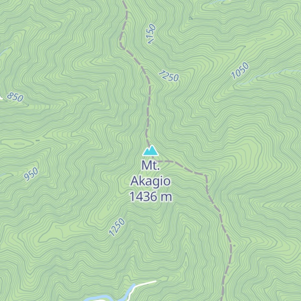 Map of Mt. Akagio