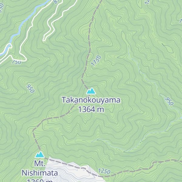 Map of Takanokouyama