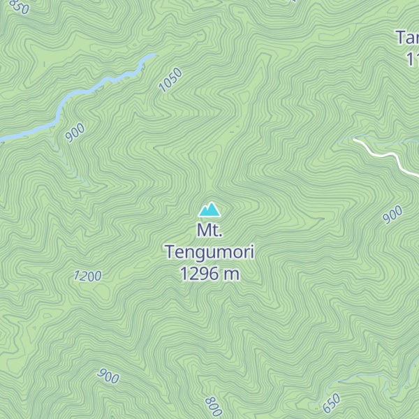 Map of Mt. Tengumori