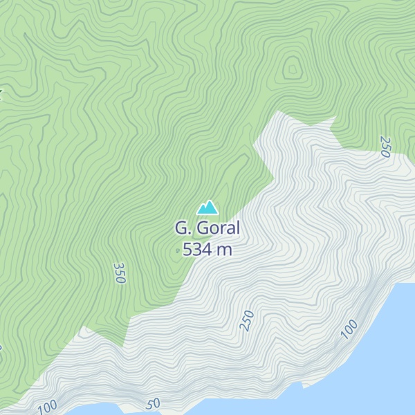 Map of G. Goral