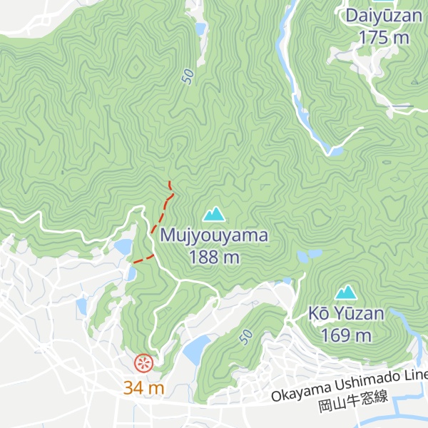 Map of Mujyouyama