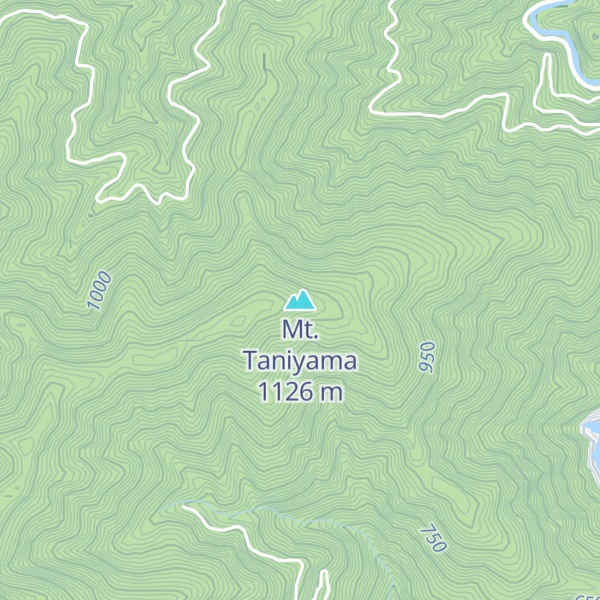 Map of Mt. Taniyama