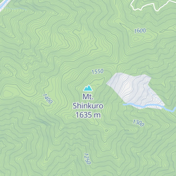 Map of Mt. Shinkuro