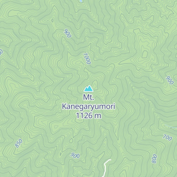 Map of Mt. Kanegaryumori