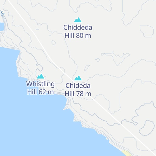 Map of Chideda Hill
