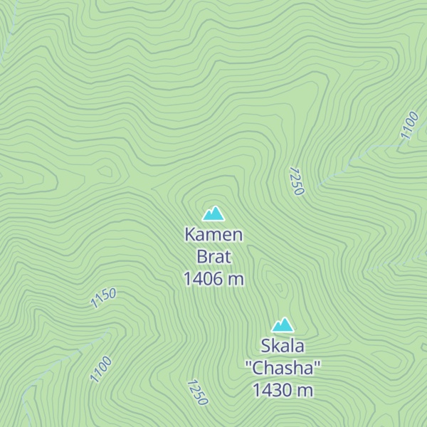 Map of Kamen Brat