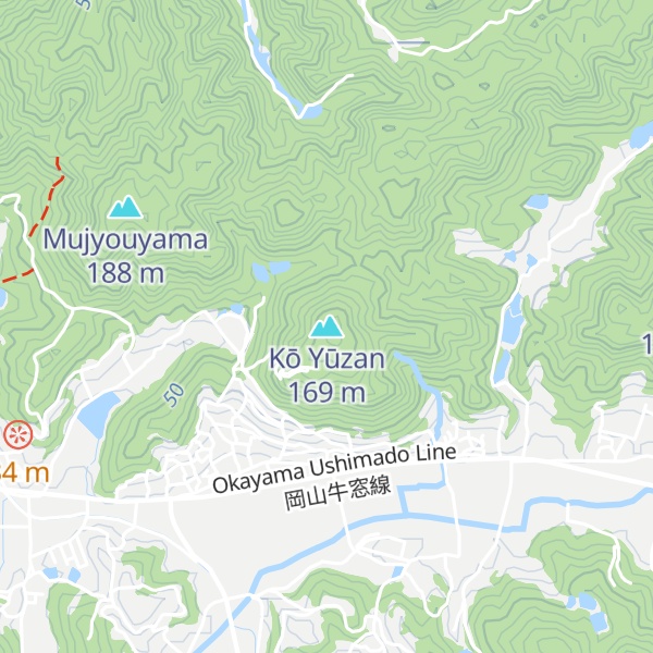 Map of Kō Yūzan