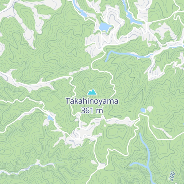 Map of Takahinoyama