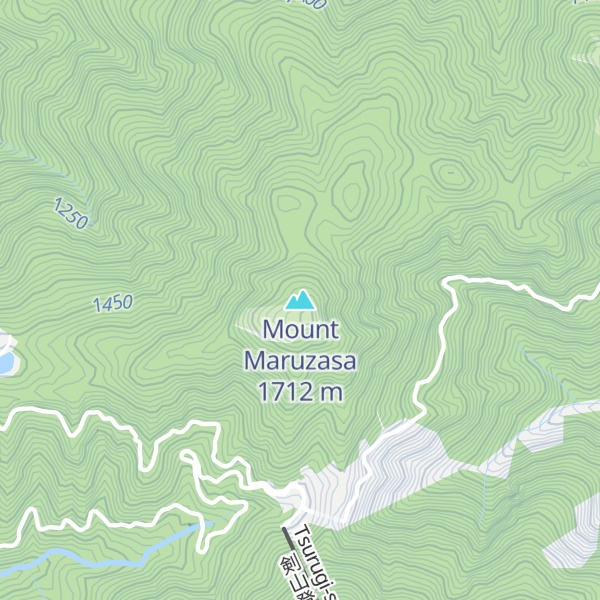 Map of Mount Maruzasa