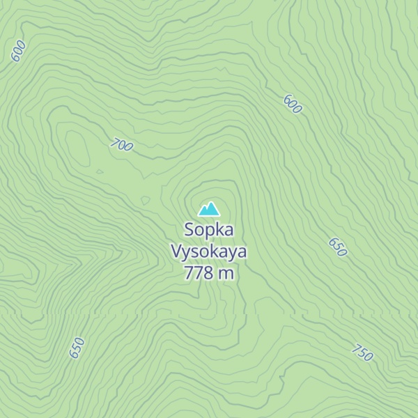 Map of Sopka Vysokaya