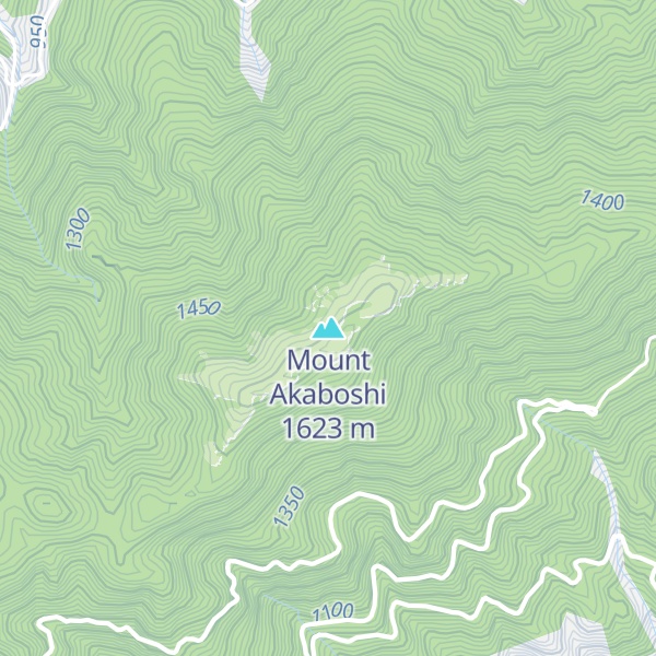 Map of Mount Akaboshi