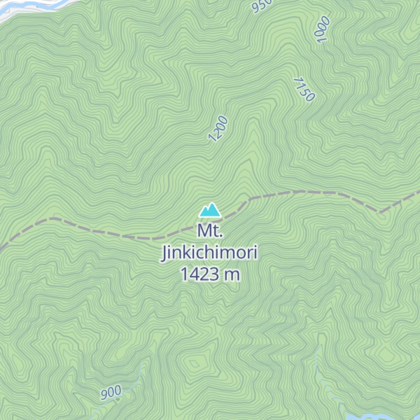 Map of Mt. Jinkichimori