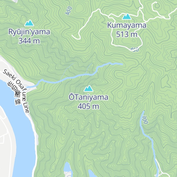 Map of ŌTaniyama