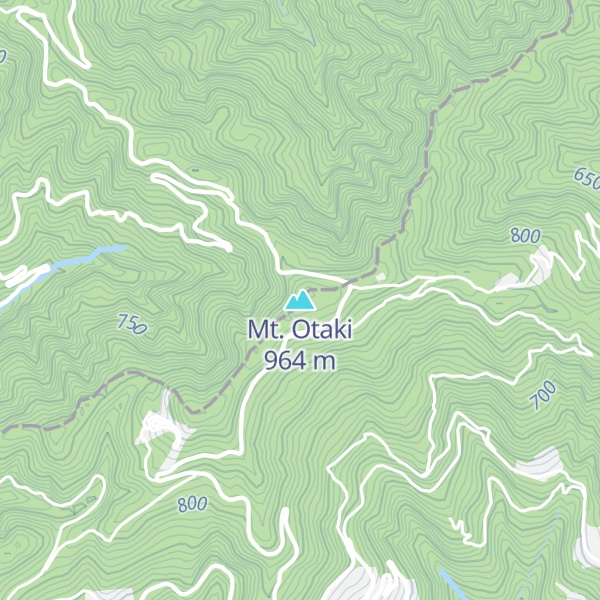 Map of Mt. Otaki