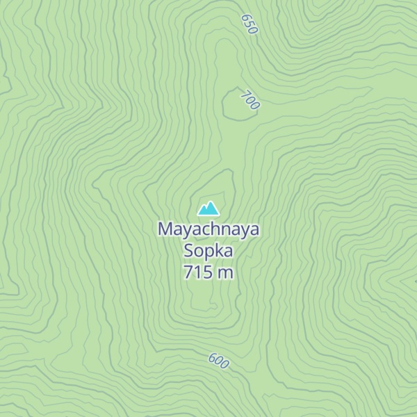 Map of Mayachnaya Sopka