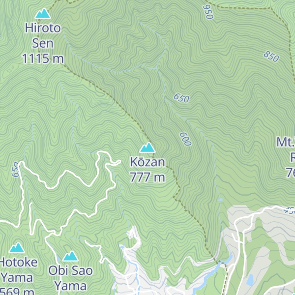 Map of Kōzan