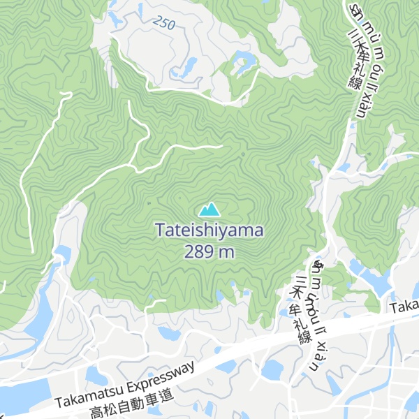 Map of Tateishiyama